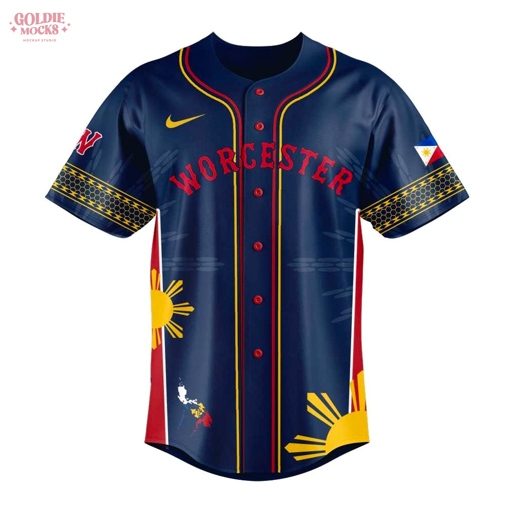 Worcester Red Sox Filipino Heritage Night Jersey Worcester Red Sox Filipino Heritage Night Jersey