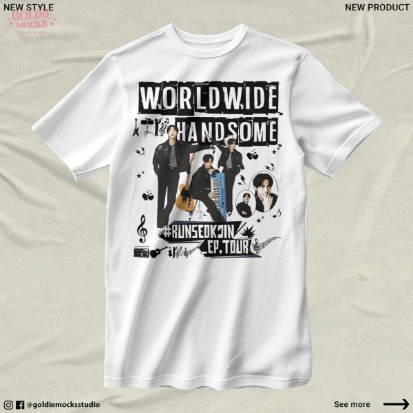 Worldwide Handsome Run Seokjin EP Tour 2025 Special Edition T-Shirt