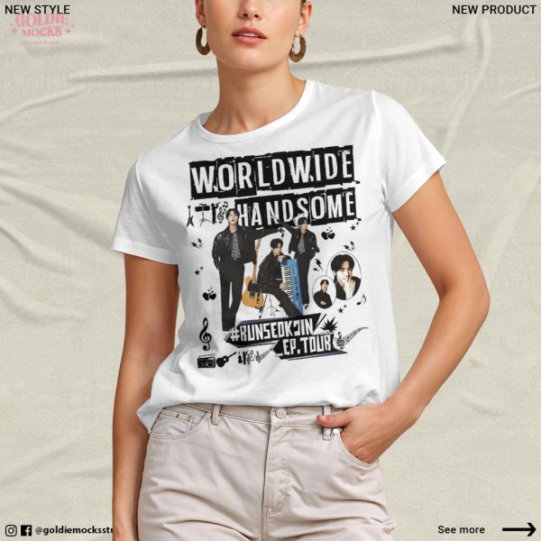 Worldwide Handsome Run Seokjin EP Tour 2025 Special Edition T-Shirt