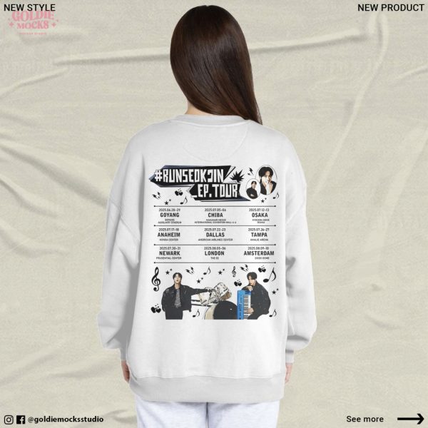 Worldwide Handsome Run Seokjin EP Tour 2025 Special Edition T-Shirt