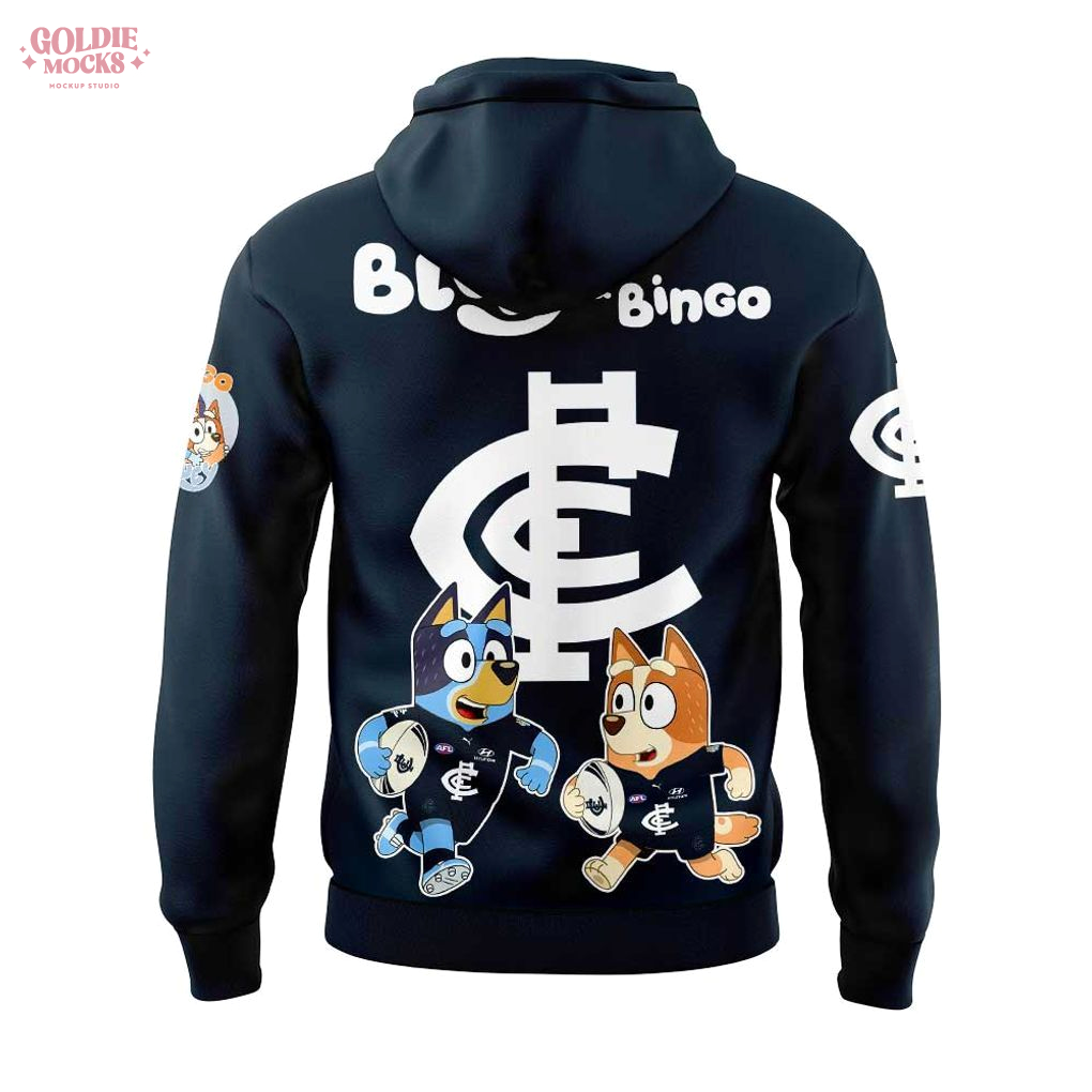 2025 Carlton Blues x Bluey and Bingo Hoodie 2025 Carlton Blues x Bluey and Bingo Hoodie