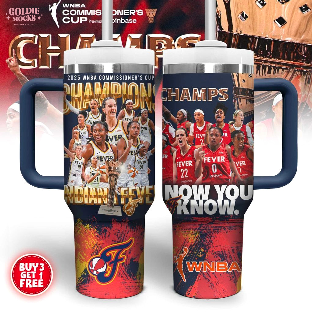 2025 WNBA Commissioner Cup Indiana Fever Champions For Fans Tumbler 2025 WNBA Commissioner Cup Indiana Fever Champions For Fans Tumbler