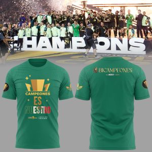 Mexico Football Campeones Es Nuestro Bicampeones T-Shirt