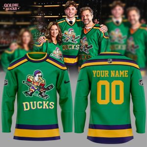 Anaheim Ducks Mighty Ducks Movie Hockey Jersey
