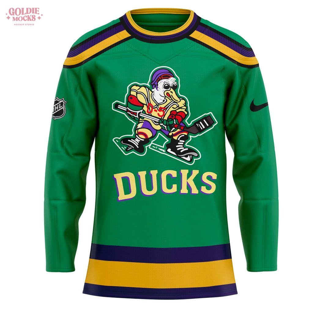 Anaheim Ducks Mighty Ducks Movie Hockey Jersey Anaheim Ducks Mighty Ducks Movie Hockey Jersey