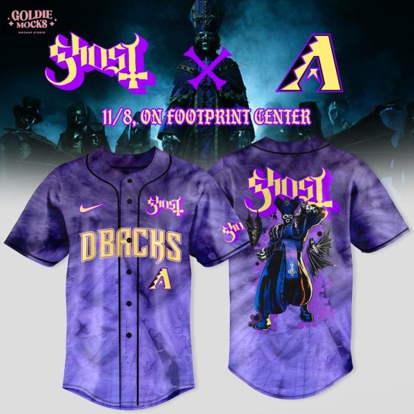 Arizona Diamondbacks x Ghost Band World Tour 2025 Limited Jersey