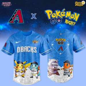 Arizona Diamondbacks x Pokémon GO Night Blue Jersey