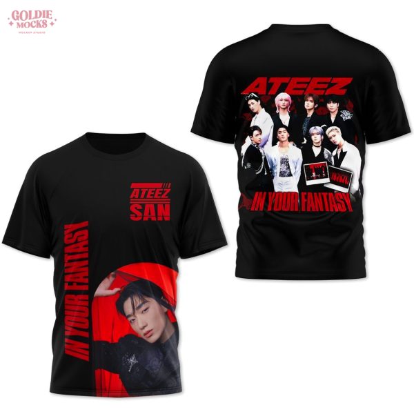 Ateez In Your Fantasy Tour All Teams T-Shirt