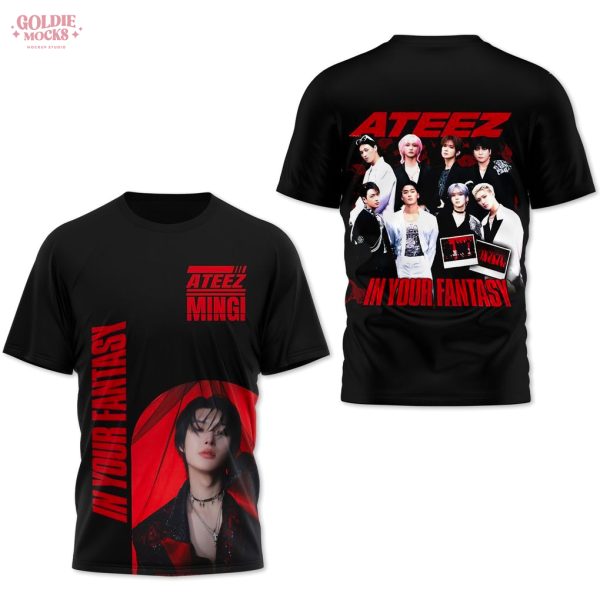 Ateez In Your Fantasy Tour All Teams T-Shirt