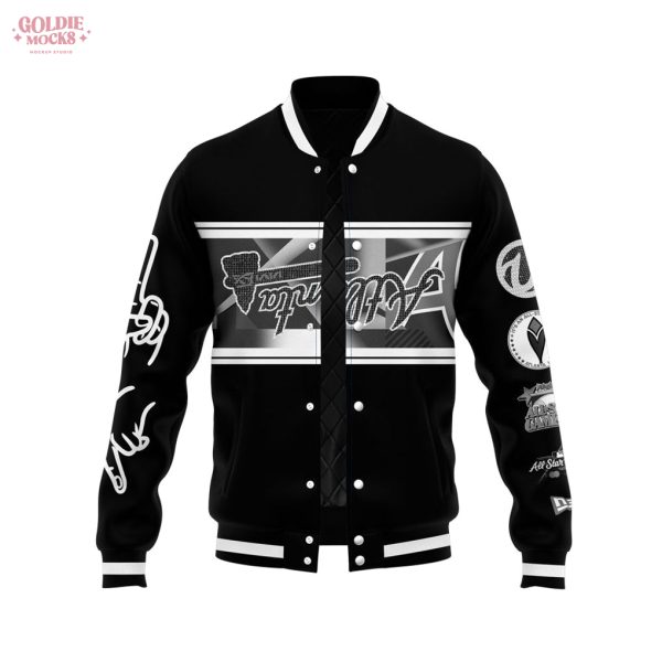 Atlanta Braves Peace Up A-Town Down Black Baseball Jacket