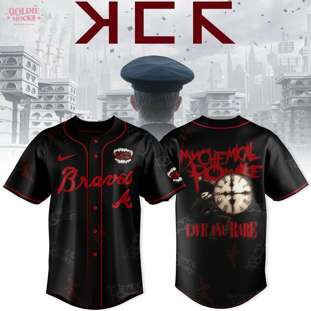 Atlanta Braves x Long Live The Black Parade My Chemical Romance MCR Tour 2025 Jersey Atlanta Braves x Long Live The Black Parade My Chemical Romance MCR Tour 2025 Jersey