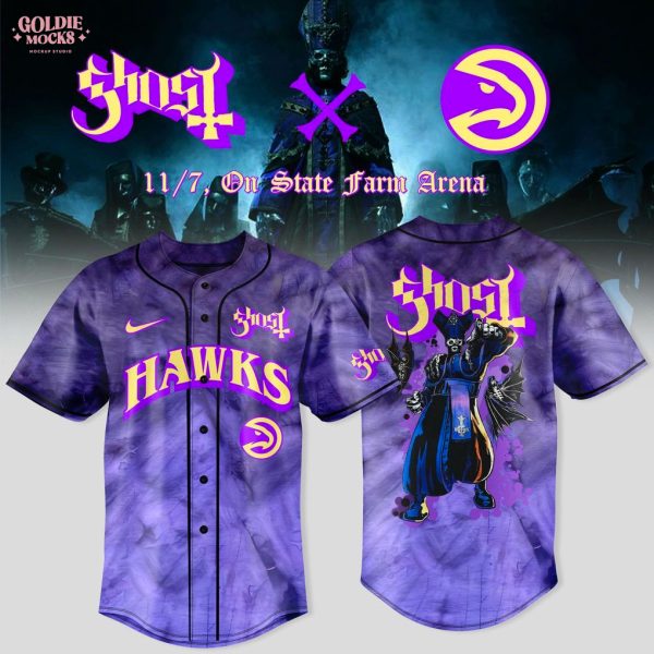 Atlanta Hawks x Ghost Band World Tour 2025 Limited Jersey