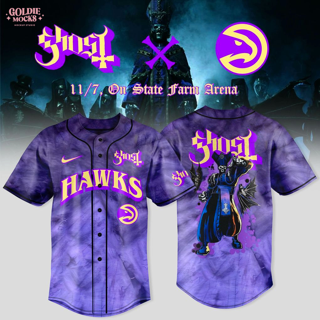 Atlanta Hawks x Ghost Band World Tour 2025 Limited Jersey Atlanta Hawks x Ghost Band World Tour 2025 Limited Jersey