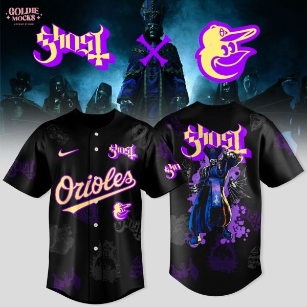 Baltimore Orioles x Ghost Band World Tour 2025 Limited Jersey