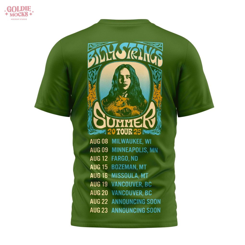 Billy Strings Summer Tour 2025 Special T-Shirt Billy Strings Summer Tour 2025 Special T-Shirt