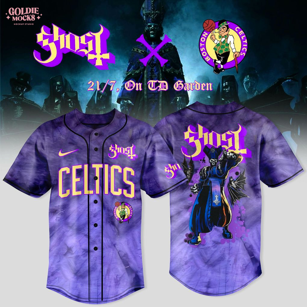 Boston Celtics x Ghost Band World Tour 2025 Limited Jersey Boston Celtics x Ghost Band World Tour 2025 Limited Jersey