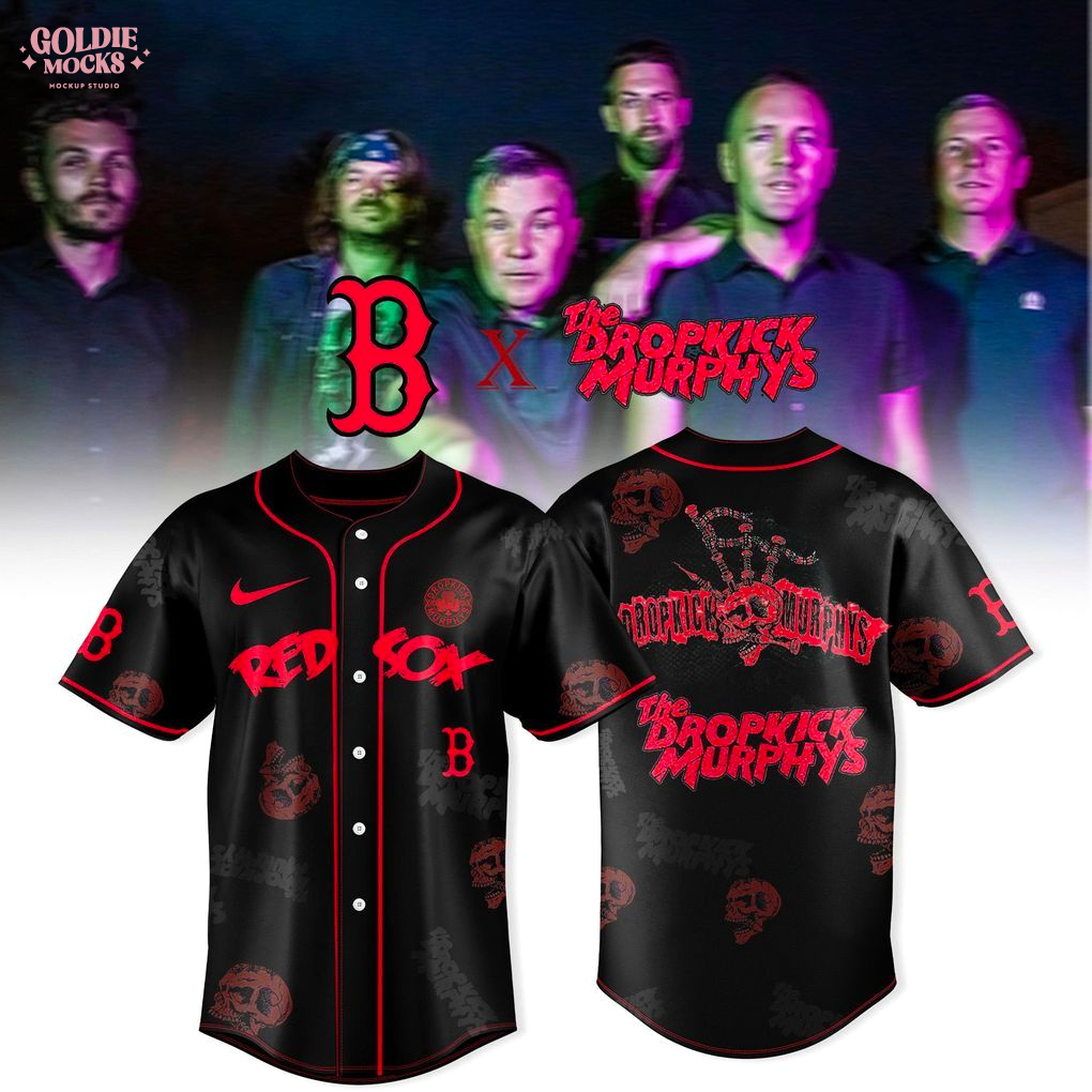Boston Red Sox x Dropkick Murphys 2025 Baseball Jersey Boston Red Sox x Dropkick Murphys 2025 Baseball Jersey