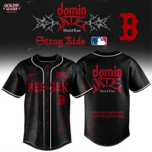 New Boston Red Sox x Stray Kids Dominate World Tour 2025 All Team Jersey