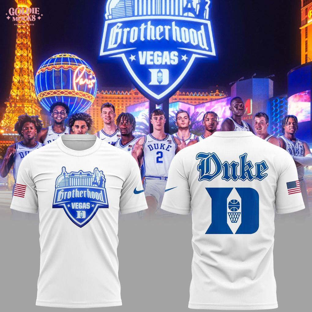 Brotherhood Vegas Duke Blue Devils T-Shirt Brotherhood Vegas Duke Blue Devils T-Shirt