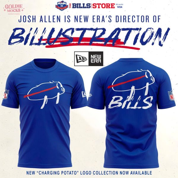 Buffalo Bills Josh Allen New Era 2025 T-Shirt