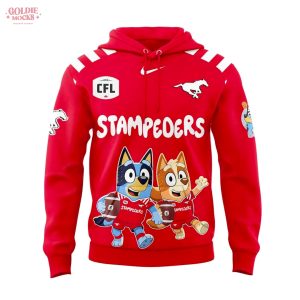 Calgary Stampeders x Bluey and Bingo Limited Hoodie