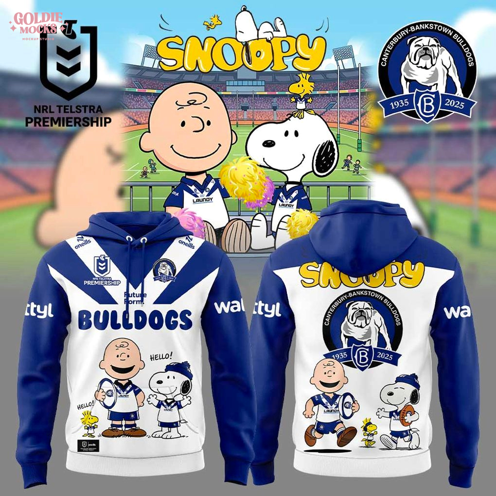 Canterbury-Bankstown Bulldogs Snoopy Hoodie Canterbury-Bankstown Bulldogs Snoopy Hoodie