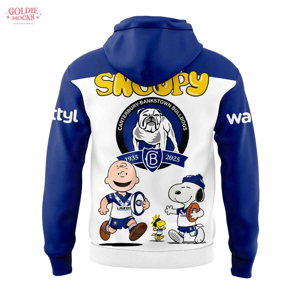 Canterbury-Bankstown Bulldogs Snoopy Hoodie Canterbury-Bankstown Bulldogs Snoopy Hoodie