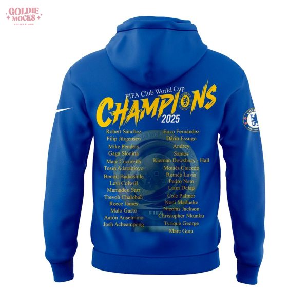 Chelsea FC 2025 FIFA Club World Cup Champions For Fans Hoodie