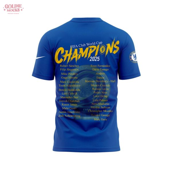 Chelsea FC 2025 FIFA Club World Cup Champions For Fans T-Shirt