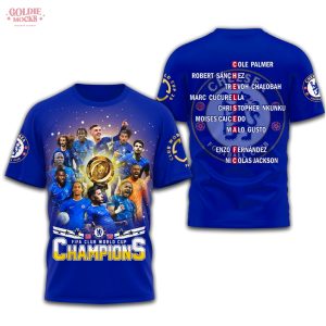 Chelsea FC Cup 2025 World Champions Limited T-Shirt