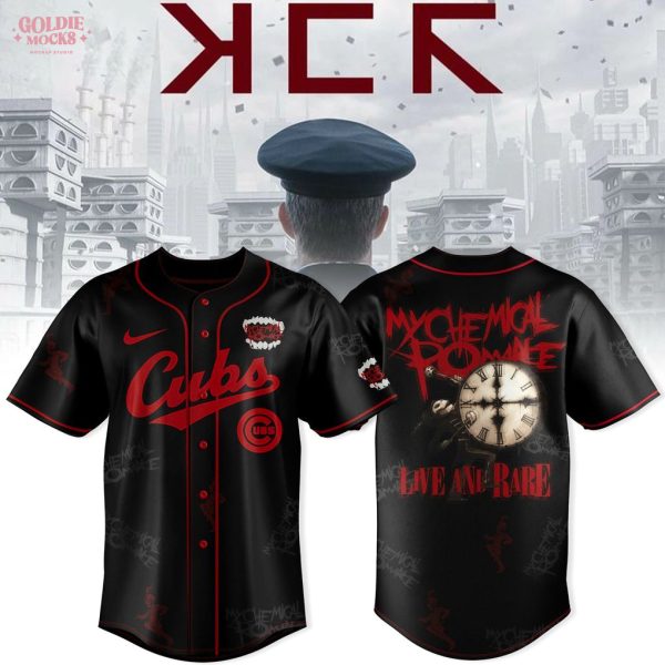 Chicago Cubs x Long Live The Black Parade My Chemical Romance MCR Tour 2025 Jersey
