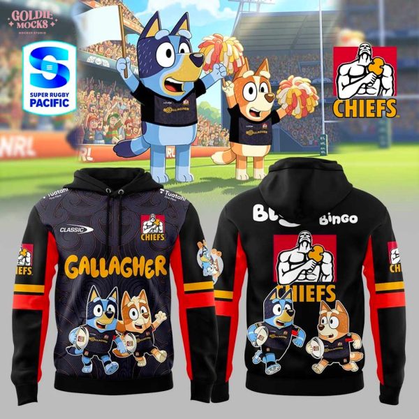 Chiefs 2025 Bluey and Bingo Hoodie