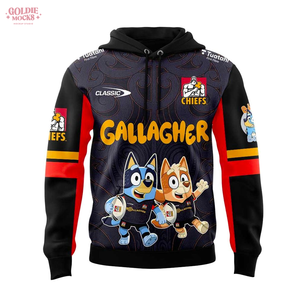 Chiefs 2025 Bluey and Bingo Hoodie Chiefs 2025 Bluey and Bingo Hoodie