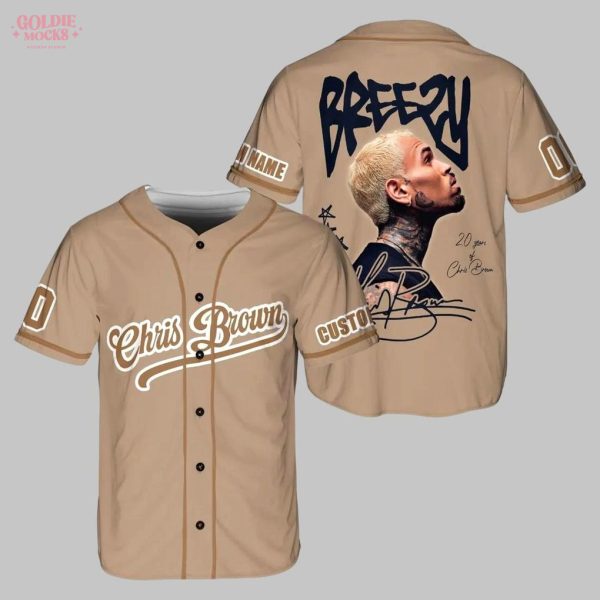 Chris Brown Breezy Bowl Tour XX 2025 Custom Jersey