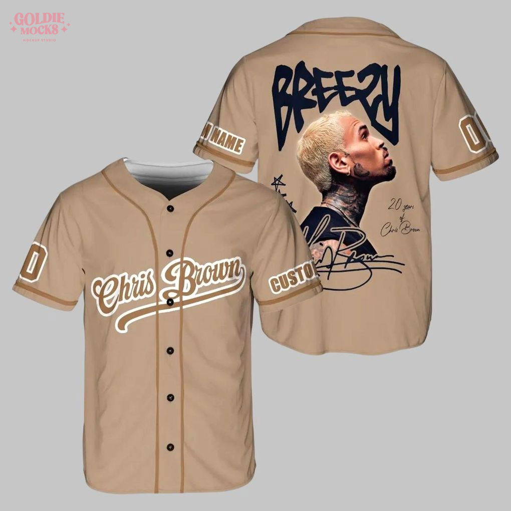 Chris Brown Breezy Bowl Tour XX 2025 Custom Jersey Chris Brown Breezy Bowl Tour XX 2025 Custom Jersey