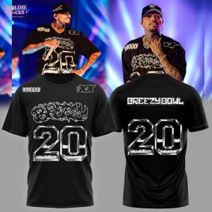 Chris Brown Breezy Bowl XX Tour 2025 Limited T-Shirt