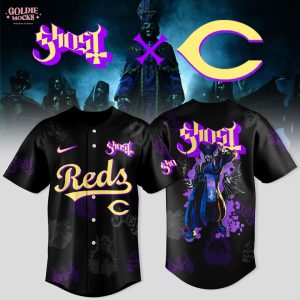 Cincinnati Reds x Ghost Band World Tour 2025 Limited Jersey