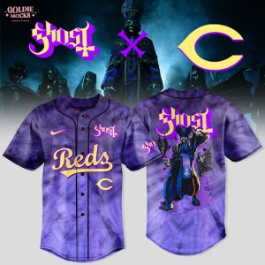 Cincinnati Reds x Ghost Band World Tour 2025 Limited Jersey