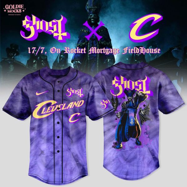 Cleveland Cavaliers x Ghost Band World Tour 2025 Limited Jersey