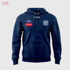 Coach Geelong Cats AFL One In Hoops 2025 Hoodie