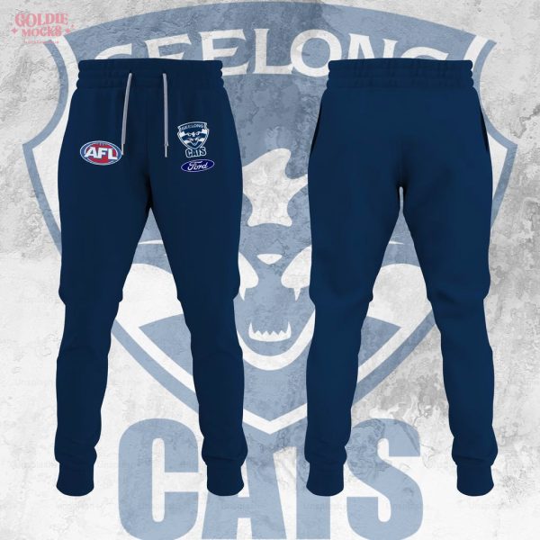 Coach Geelong Cats AFL One In Hoops 2025 Hoodie