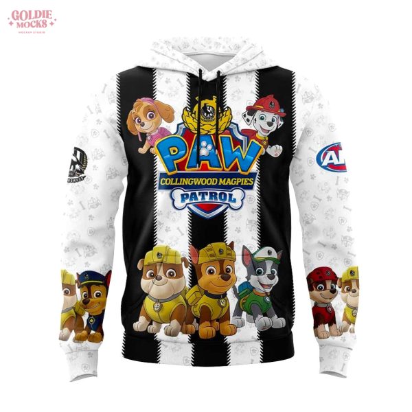 Collingwood Magpies Paw Patrol Hoodie