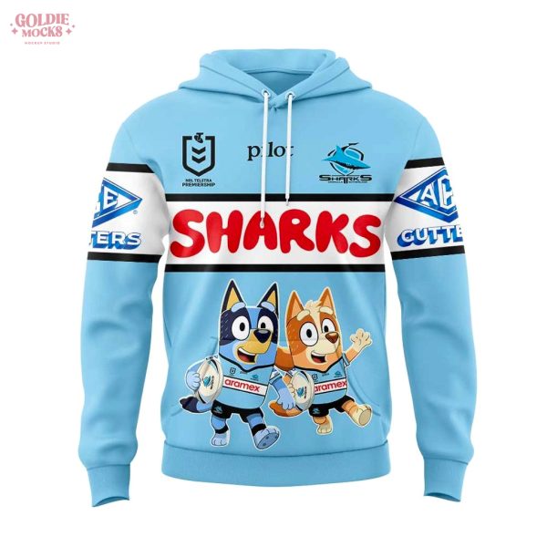 Cronulla Sharks x Bluey and Bingo Hoodie