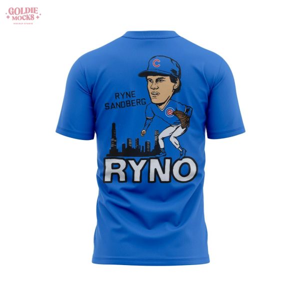 Cubs Ryno Sandberg FO23VER Fan T-Shirt for Baseball Enthusiasts