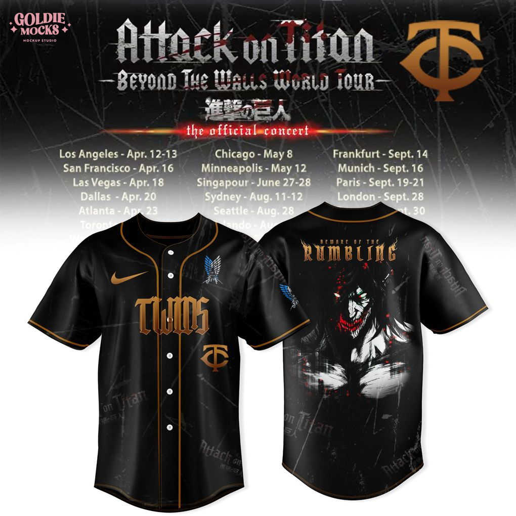 Dark Titan Rage - MLB x Attack on Titan Jersey | All Teams Edition Dark Titan Rage - MLB x Attack on Titan Jersey | All Teams Edition