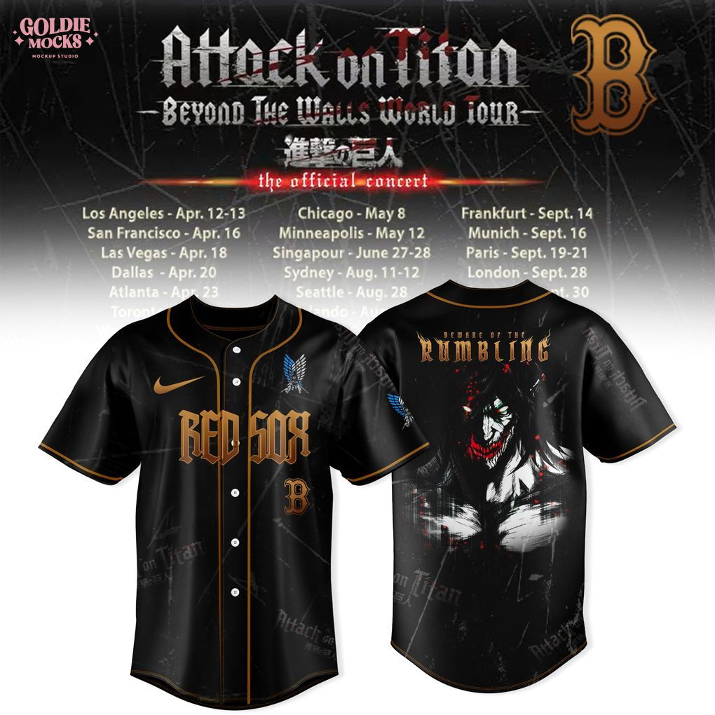 Dark Titan Rage - MLB x Attack on Titan Jersey | All Teams Edition Dark Titan Rage - MLB x Attack on Titan Jersey | All Teams Edition