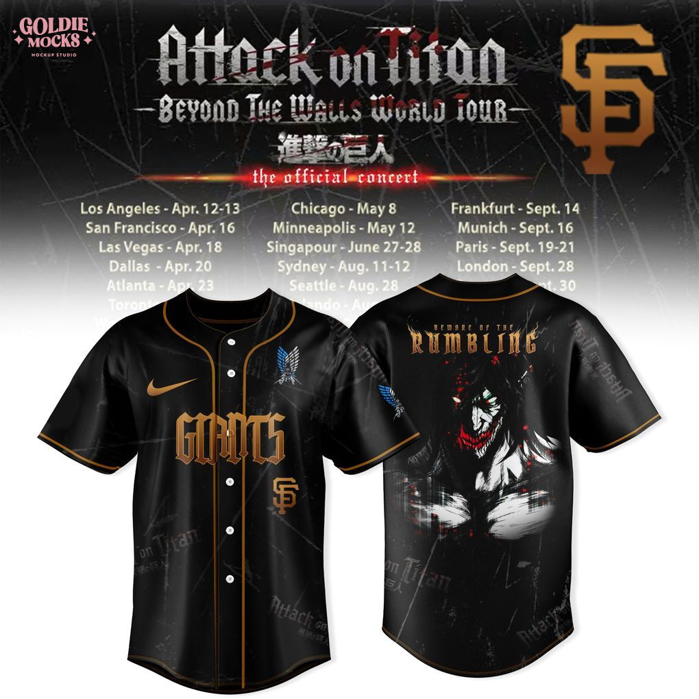 Dark Titan Rage - MLB x Attack on Titan Jersey | All Teams Edition Dark Titan Rage - MLB x Attack on Titan Jersey | All Teams Edition