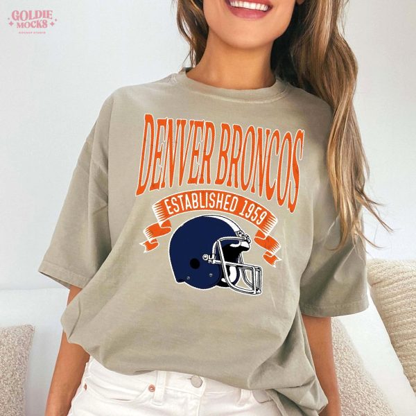 Denver Broncos Football Vintage Style Established 1959 Shirt