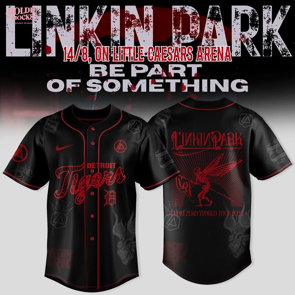 Detroit Tigers x Linkin Park From Zero World Tour 2025 Limited Jersey Detroit Tigers x Linkin Park From Zero World Tour 2025 Limited Jersey