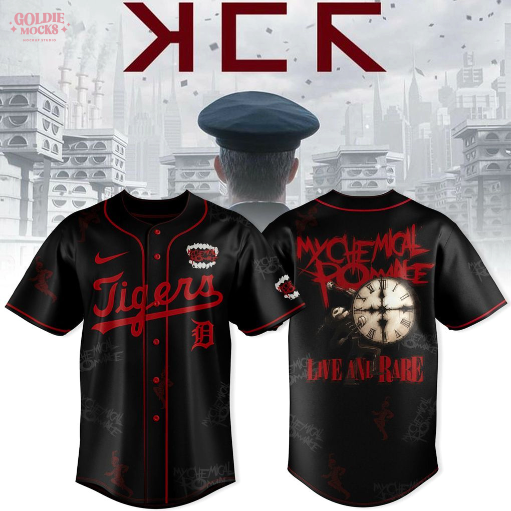 Detroit Tigers x Long Live The Black Parade My Chemical Romance MCR Tour 2025 Jersey Detroit Tigers x Long Live The Black Parade My Chemical Romance MCR Tour 2025 Jersey
